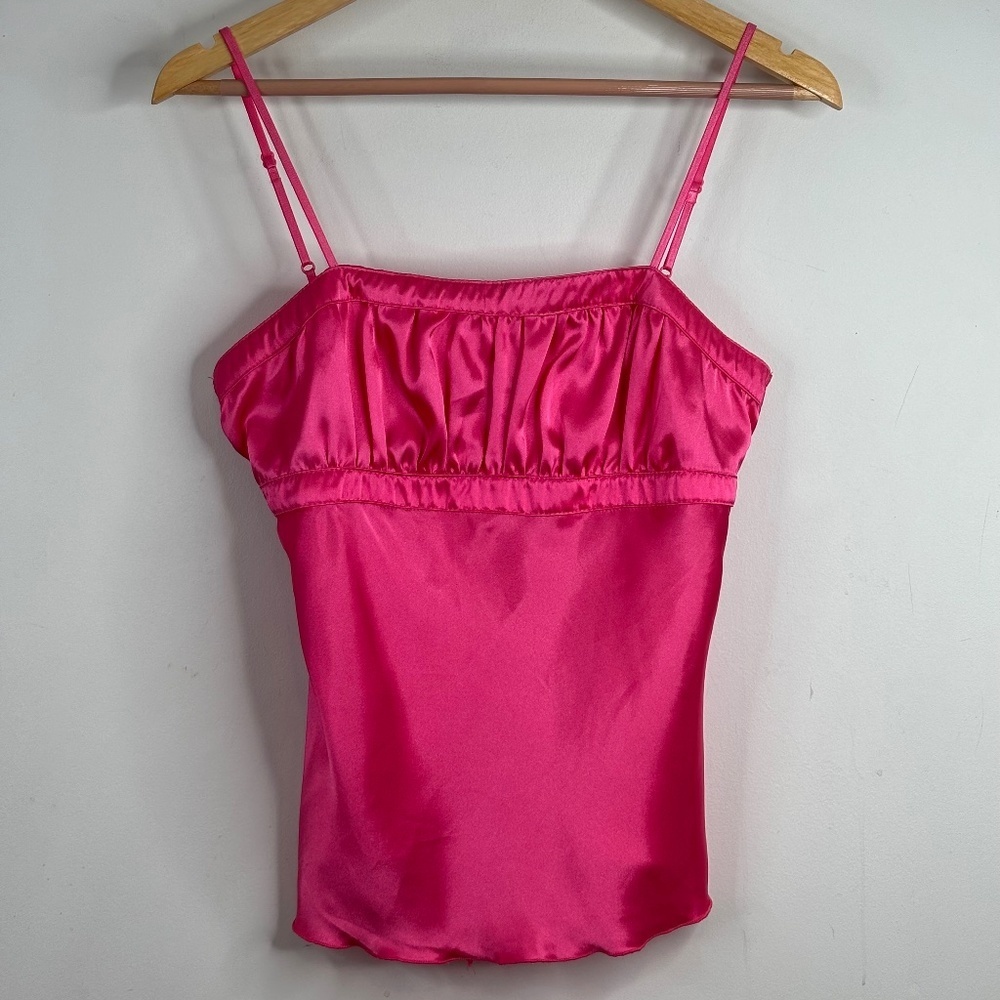 Vintage Y2K Babydoll Tank L Self Esteem Preppy Boho 90s Pink Mean Girls Barbie